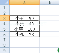 exce拆分合并单元格内容的方法