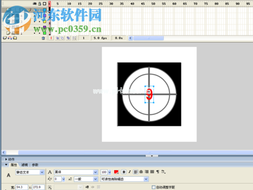 使用flash制作倒计时动画的教程