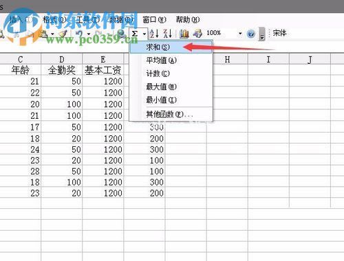 excel自动求和的使用教程