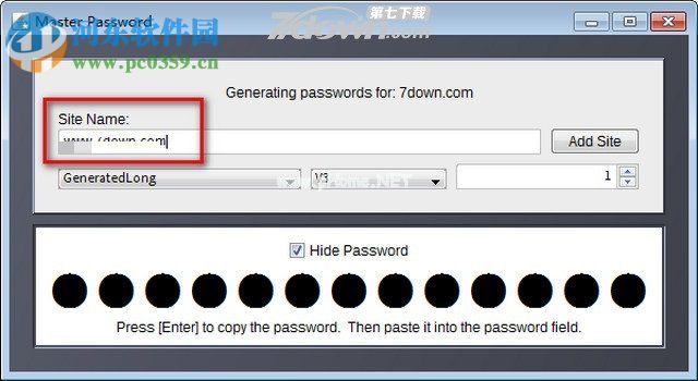 master  password  使用方法