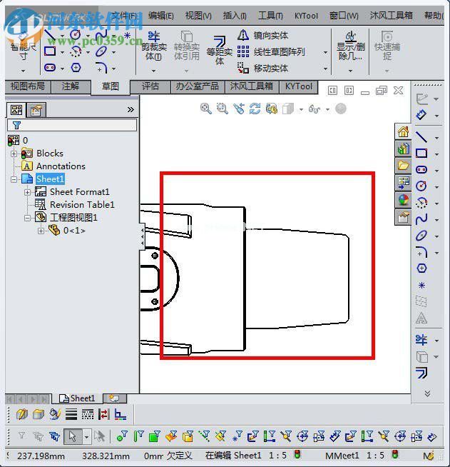 隐藏solidworks线条的教程