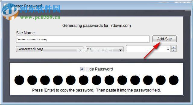 master  password  使用方法