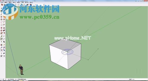 草图大师sketchup设置参考线的方法