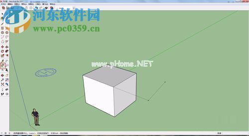 草图大师sketchup设置参考线的方法