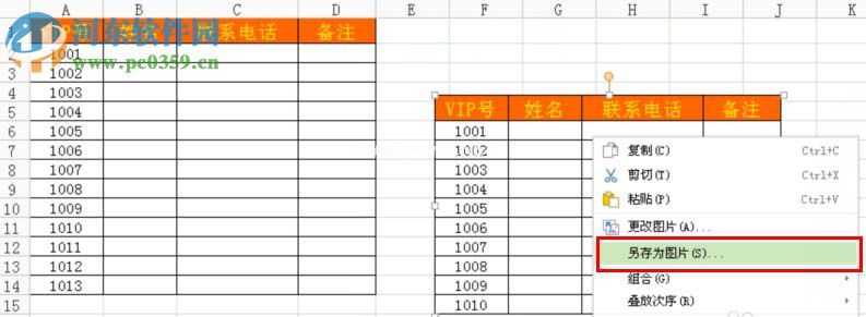 将wps表格选中区域变成图片的方法