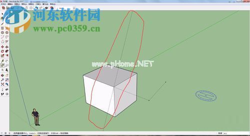 草图大师sketchup设置参考线的方法