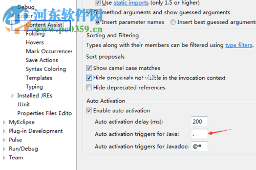 myeclipse开启代码自动提示的方法