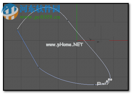 封闭c4d中未闭合样条线的方法