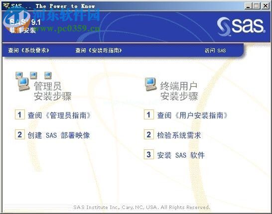 sas9.1.3安装教程