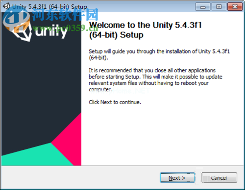 Unity  3d  5.4.3f  安装破解教程