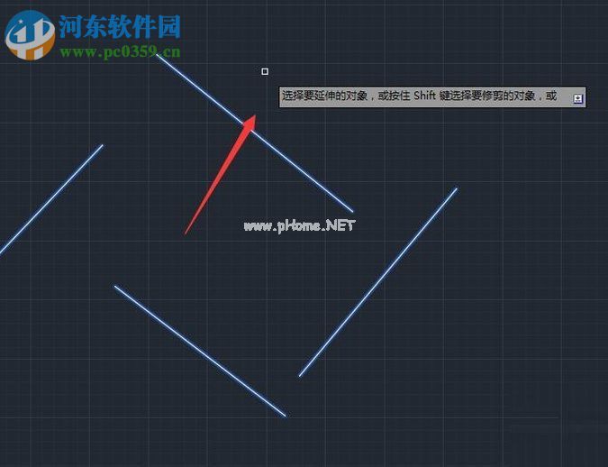 cad延伸功能的使用方法