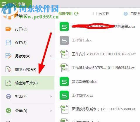 wps表格将部分内容以图片格式导出的方法