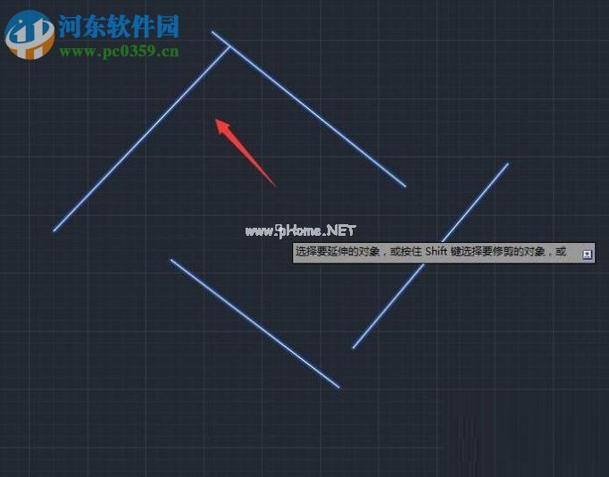 cad延伸功能的使用方法