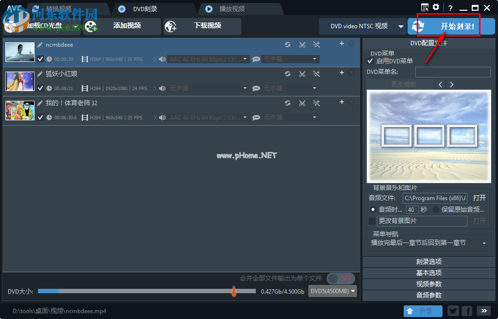 Any  Video  Converter  Free刻录dvd视频光盘的方法