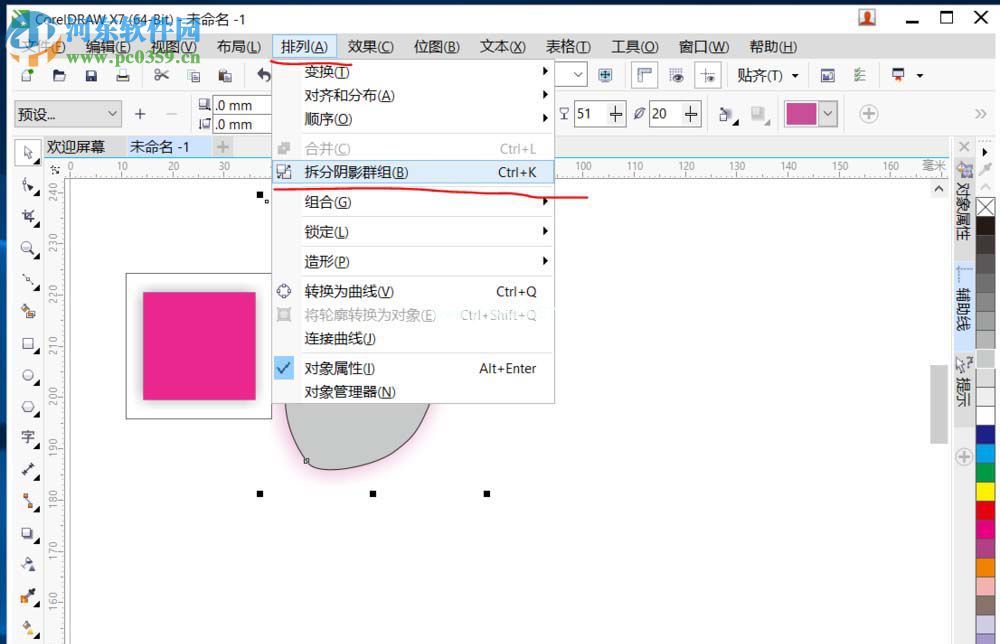 cdr制作漂亮花朵的案例教程