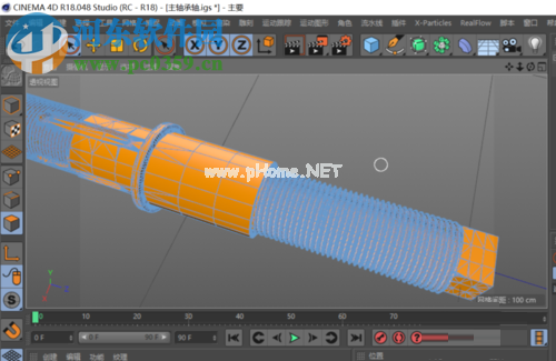 在c4d中打开ug模型的教程