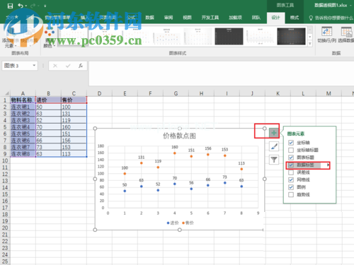 excel制作散点图的方法