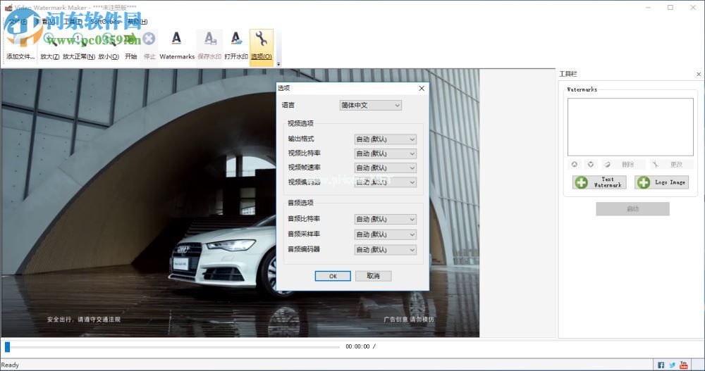 Video  Watermark  Maker设置输出格式的方法