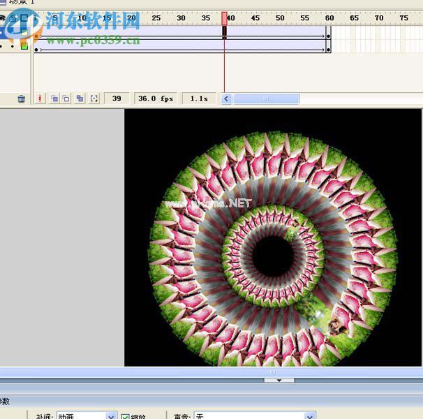 用flash制作旋转动画效果的方法