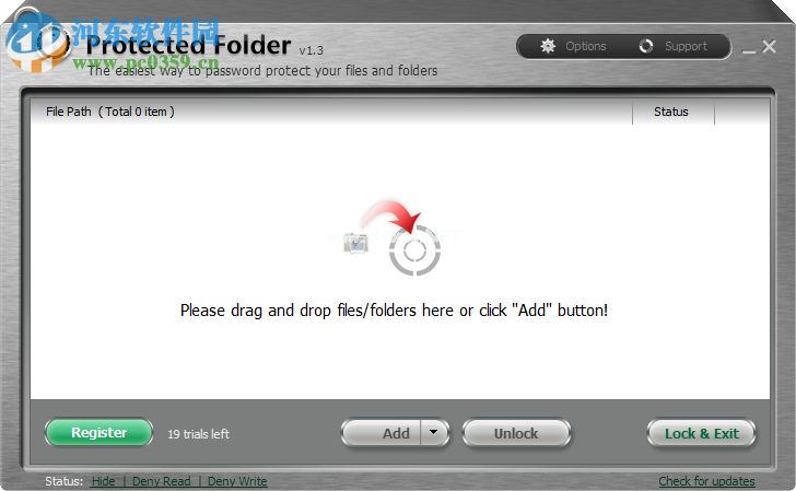 iobit  protected  folder设置为中文的方法