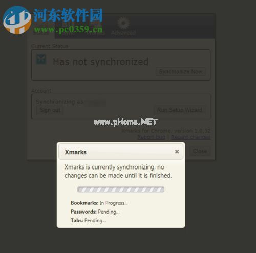 chrome谷歌浏览器中安装xmarks同步书签的方法