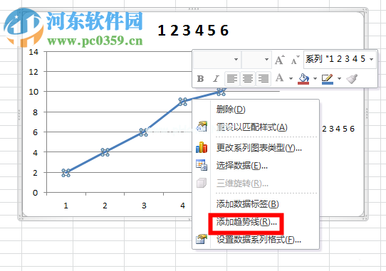 excel求曲线斜率的方法