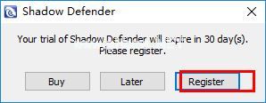 Shadow  Defender破解教程