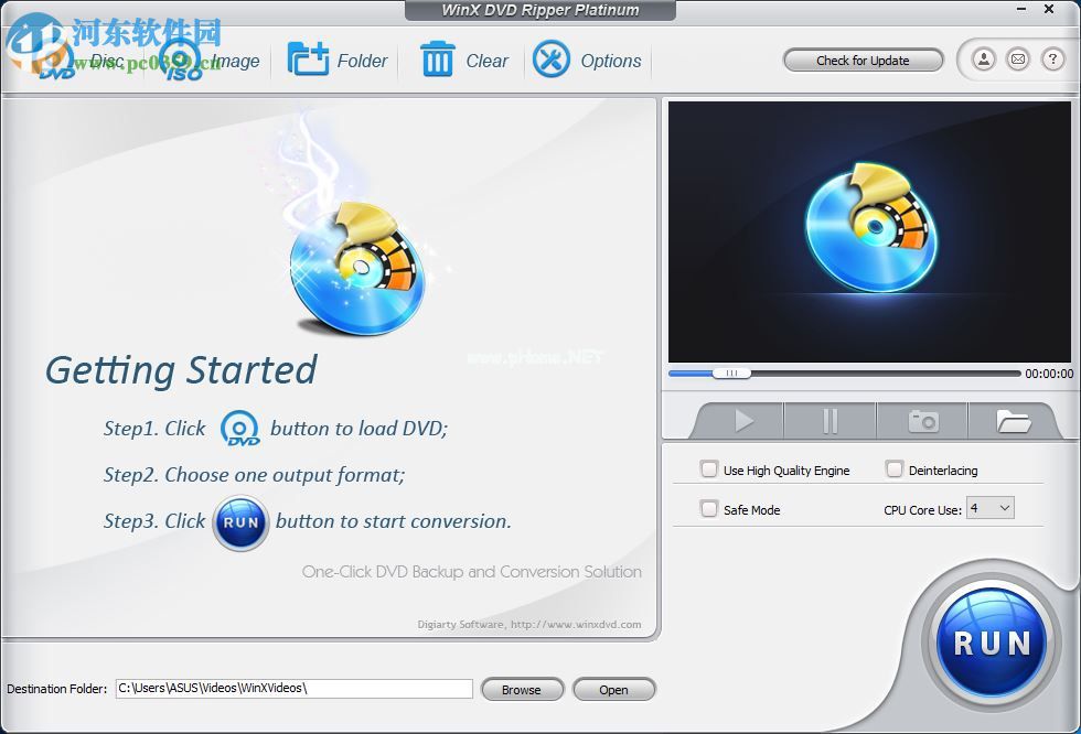 WinX  DVD  Ripper  Platinum设置为中文的方法