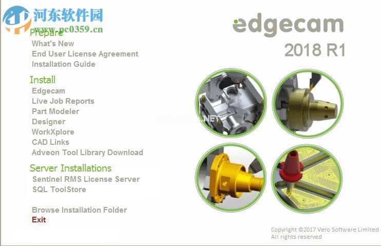 Ver  Edgecam  2018安装破解教程