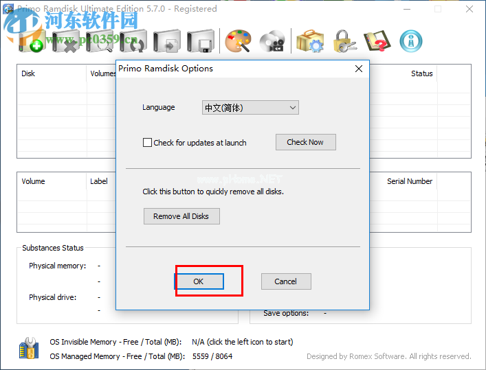 primo  ramdisk  ultimate  edition设置为中文的方法