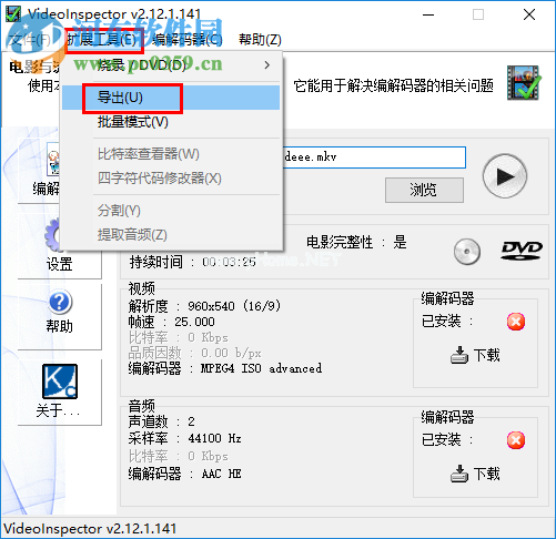 VideoInspector使用教程