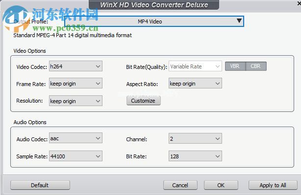 WinX  HD  Video  Converter  Deluxe的使用方法