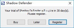 Shadow  Defender破解教程