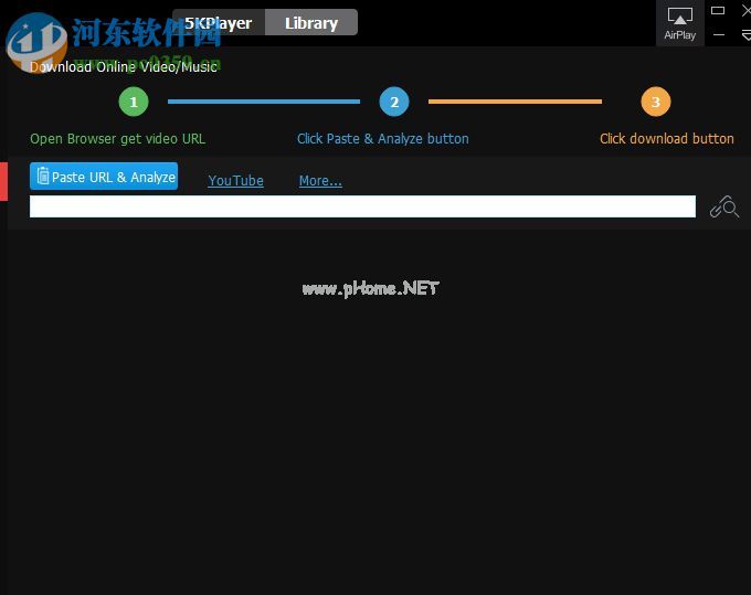 5KPlayer下载网页视频的方法