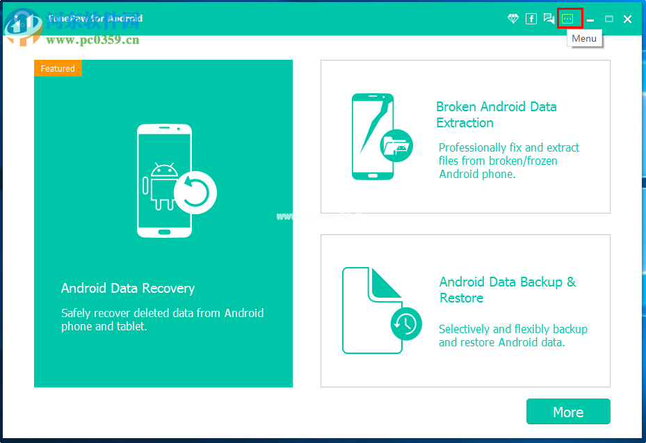 FonePaw  Android  Data  Recovery设置为中文的方法