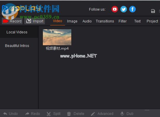 GoPlay  Editor给视频添加图片水印的方法