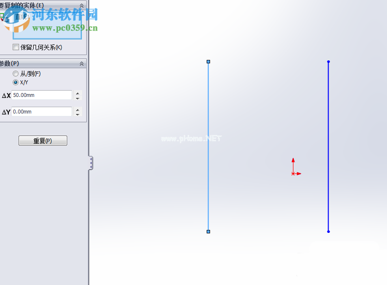 solidworks复制移动模型的方法