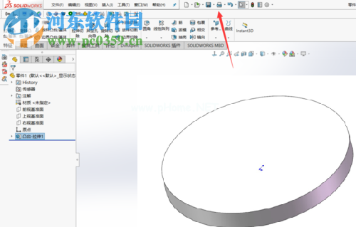 Solidworks将文件保存为pdf格式的方法