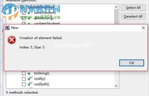 修复eclipse提示“create  of  element  faile”的方法