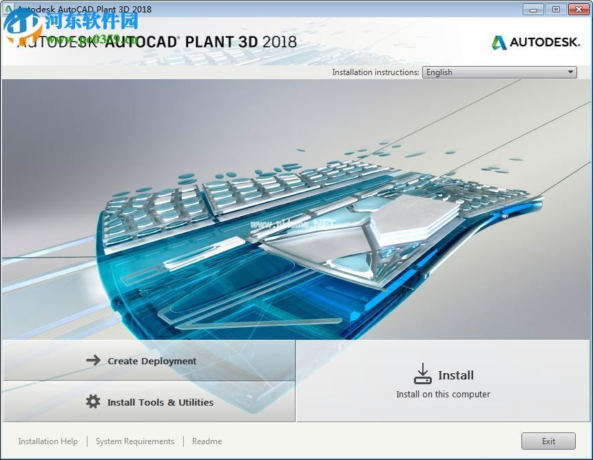 AutoCAD  Plant  3D  2018安装破解教程