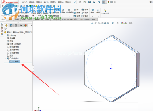 Solidworks复制粘贴零件草图的方法