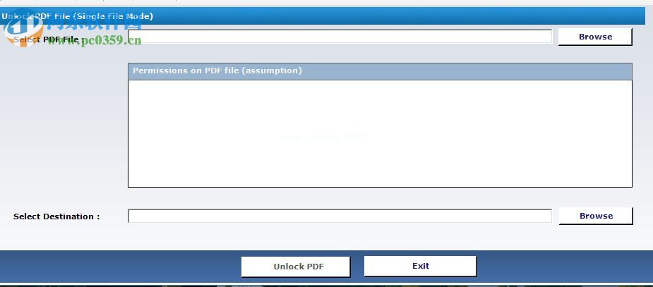 Free  PDF  Unlocker移除pdf文件密码的方法