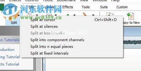 WavePad  Sound  Editor分割音频文件的方法