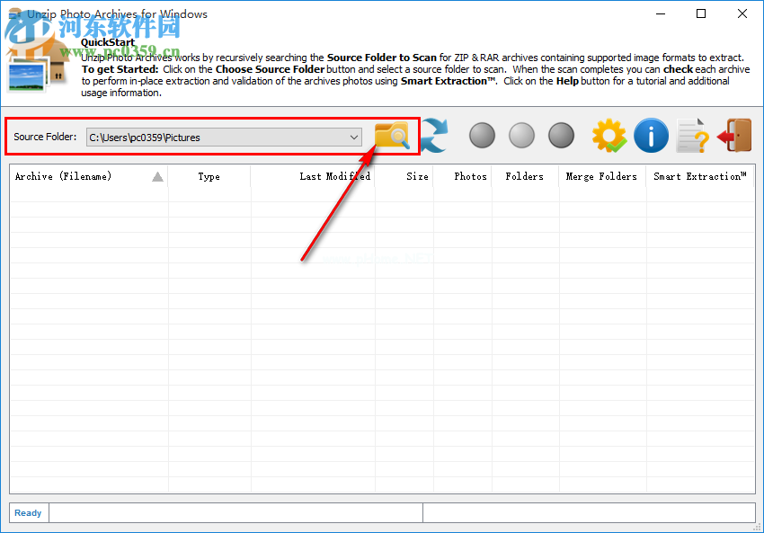 Unzip  Photo  Archives批量提取zip/rar压缩包图片文件的方法