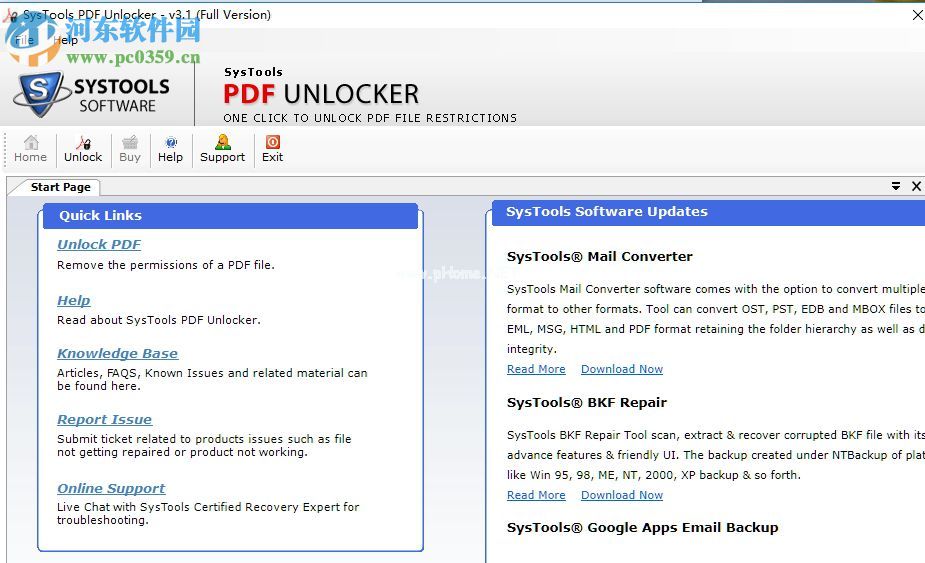 Free  PDF  Unlocker移除pdf文件密码的方法