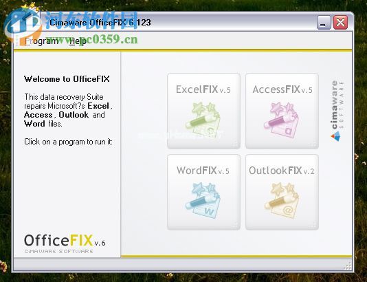 使用Cimaware  OfficeFIX  6修复office文件的方法