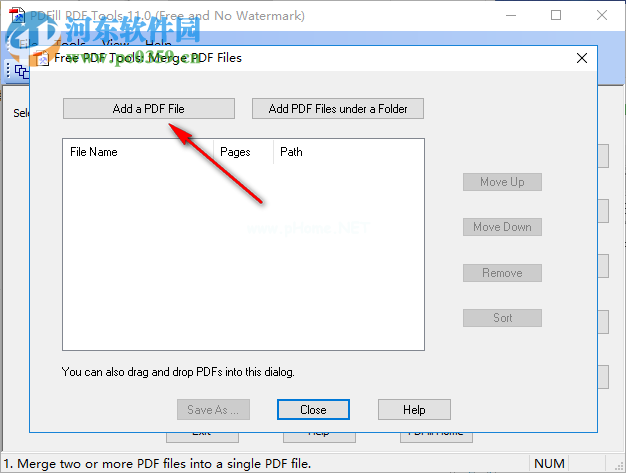 PDFill  PDF  Tools合并PDF的方法