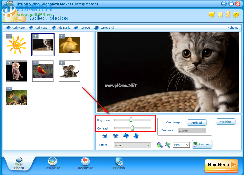 iPixSoft  Video  Slideshow  Maker如何制作电子相册