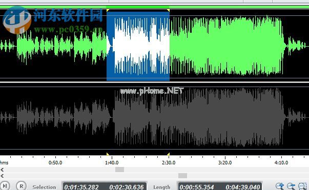 Free  Audio  Editor剪切音频文件的方法