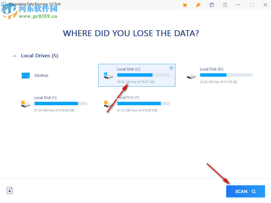 Magoshare  Data  Recovery恢复数据的方法